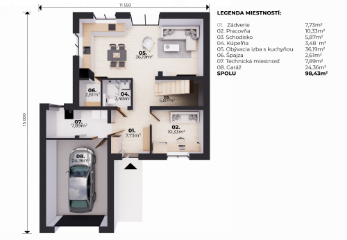 Poschodový rodinný dom ZOJA