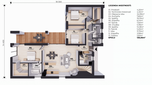 Rodinný dom ALICA so zelenou strechou