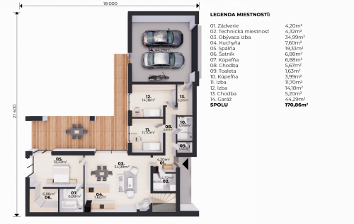 Poschodový dom PAULA