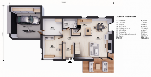 Poschodový dom MARTINA