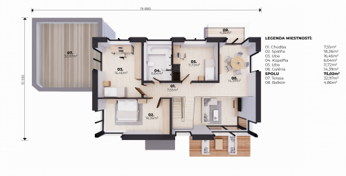 Poschodový dom MARTINA